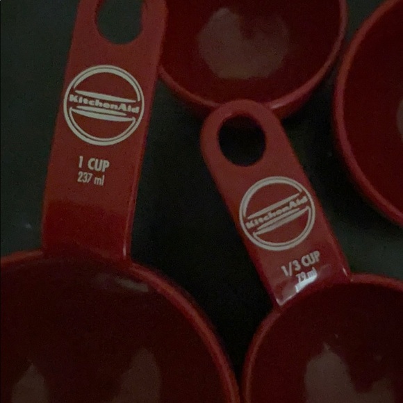 Kitchen aid measuring cup set red - Picture 7 of 8